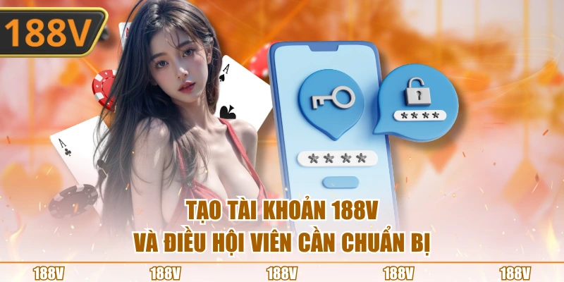 Tạo tài khoản 188V và điều hội viên cần chuẩn bị